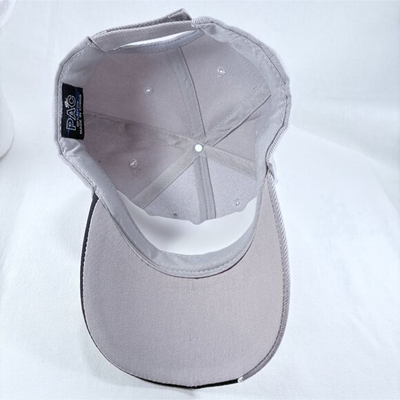 Route 66 3D Embroidered Gray and Black Strapback Baseball Cap Hat NWT - Picture 6 of 7